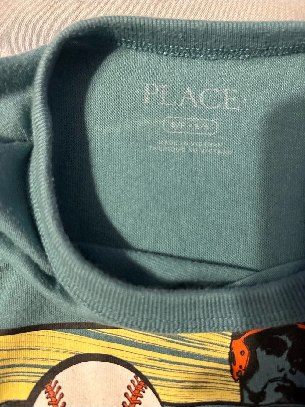 The Children's Place Teal Short-Sleeve Sports Graphic Tee